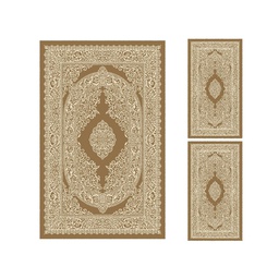 ميلودي 8905B (مستطيل, ( T 130X220 + 2T 60X110 ), بيج / عاجي)