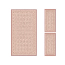 MELODIE 8660D (Rectangulaire, ( T 130X220 + 2T 60X110 ), BOIS DE ROSE_IVOIRE)