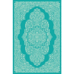 MELODIE 8903B (Rectangulaire, 190X275, VERT TURQUOISE_CREME)