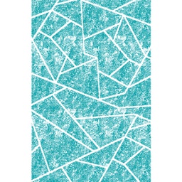 NOUR 96212 (Rectangulaire, 200X275, BLEU TURQUOISE)