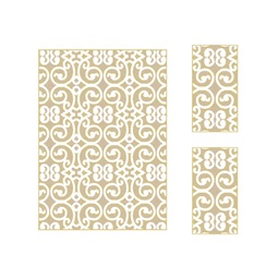 براغا 96660 (مستطيل, ( T 160X220 + 2T 60X110 ), أبيض)