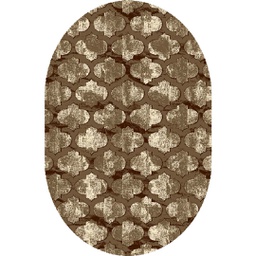 NOUR 9619A (Oval, 200X150, BRUN PALE)