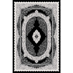 MELODIE 8905C (Rectangular, 190X275, NOIRE_GRIS CLAIRE)