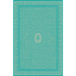 SHIRAZ 7606A (Rectangulaire, 300X400, VERT TURQUOISE)