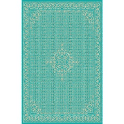 SHIRAZ 8044A (Rectangulaire, 300X400, VERT TURQUOISE)