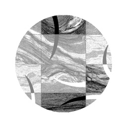 NOUR 9658D (Round, 160X160, GRIS CLAIRE)