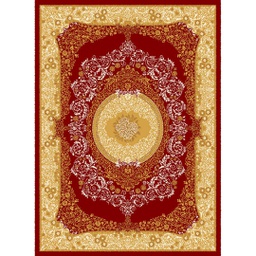 MELODIE 8904E (Rectangular, 190X275, BORDEAUX_CREME)