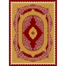 MELODIE 8905E (Rectangulaire, 190X275, BORDEAUX_CREME)