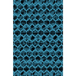 NOUR 9619B (Rectangulaire, 200X275, BLEU TURQUOISE)