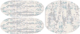 KILIS 96501 (Oval, ( O 80X130 + 2O 65X100 ), GRIS CLAIRE SHRINK)