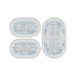 KILIS 96511 (Oval, ( O 80X130 + 2O 65X100 ), GRIS CLAIRE SHRINK)