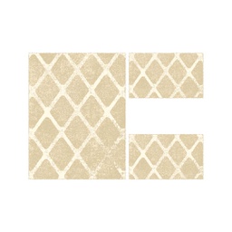 ANKARA 79900 (Rectangulaire, ( T 100X130 + 2T 60X100 ), BEIGE)