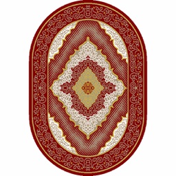 AZHAR 97150 (Oval, 160X230, BORDEAUX)