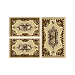 PLAZA 92370 (Rectangular, ( T 80X130 + 2T 65X100 ), BEIGE)