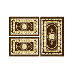PLAZA 92380 (Rectangular, ( T 80X130 + 2T 65X100 ), MARRON CAFE)