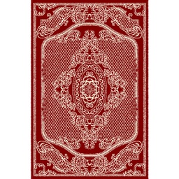 MELODIE 8661B (Rectangulaire, 190X150, BORDEAUX_CREME)