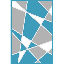 CIRTA 97840 (Rectangular, 180X270, BLEU TURQUOISE)