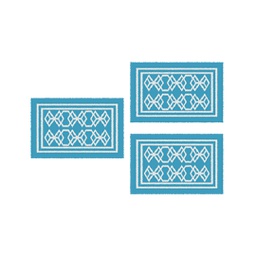 CIRTA 97770 (Rectangular, ( 3T 60 X 40 ), BLEU TURQUOISE)