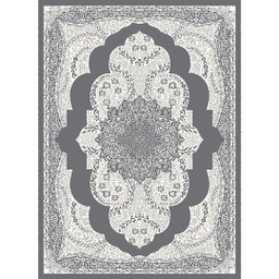 MELODIE 8903A (Rectangulaire, 190X275, GRIS FONCE_GRIS CLAIRE)