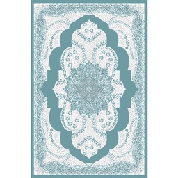 MELODIE 8903A (Rectangular, 190X275, BLEU CYAN_GRIS CLAIR)