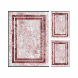 RUBIS 1658A (Rectangulaire, ( T 160X220 + 2T 60X80 ), BORDEAUX, Lamination)