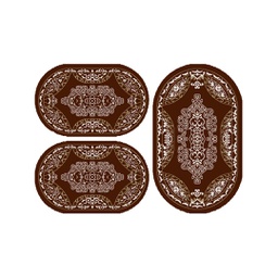 PLAZA 92370 (Ovale, ( O 80X130 + 2O 65X100 ), MARRON CAFE)