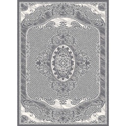 MELODIE 8661A (Rectangulaire, 190X275, GRIS FONCE_GRIS CLAIRE)