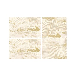 MUGLA 97862 (Rectangular, ( T 80X130 + 2T 65X100 ), ECRU SHRINK - BEIGE)