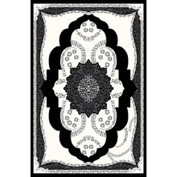 ميلودي 8903A (مستطيل, 190X150, أسود / رمادي فاتح)
