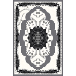 MELODIE 8903A (Rectangular, 190X150, GRIS FONCE_GRIS CLAIRE)