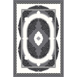 MELODIE 8905A (Rectangular, 190X150, GRIS FONCE_GRIS CLAIRE)