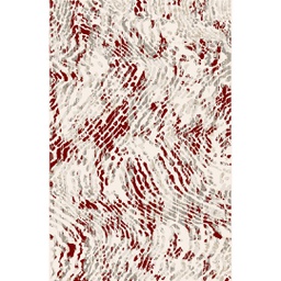 OZEL 96700 (Rectangulaire, 200X280, ECRU SHRINK / BORDEAUX)