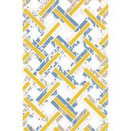 OZEL 96720 (Rectangular, 200X280, BLANC SHRINK / BLEU GRIS)