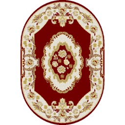 AZHAR 9717E (Oval, 160X230, BORDEAUX)