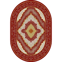 AZHAR 9715E (Oval, 160X230, BORDEAUX)