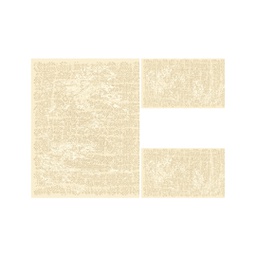 ANKARA 98460 (Rectangular, ( T 100X130 + 2T 60X100 ), BEIGE)