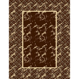 NOUR 96220 (Rectangular, 300X400, MARRON CHOCO)