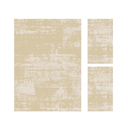 DUBAI 92482 (Rectangulaire, ( T 160X220 + 2T 60X110 ), BEIGE)