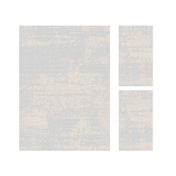 DUBAI 92482 (Rectangular, ( T 160X220 + 2T 60X110 ), GRIS CLAIRE)