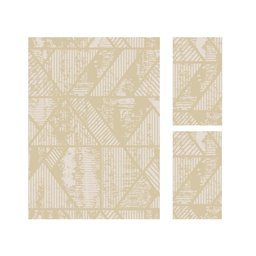 DUBAI 94602 (Rectangular, ( T 160X220 + 2T 60X110 ), BEIGE)