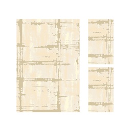 DUBAI 9459Q (Rectangular, ( T 160X220 + 2T 60X110 ), CREME)