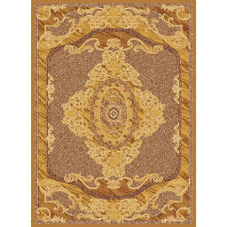 MELODIE 8661E (Rectangulaire, 190X275, MARRON MIEL_CREME)
