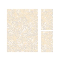 MADRID 93090 (Rectangulaire, ( T 160X220 + 2T 60X110 ), ECRU SHRINK - CHAMPAGNE)