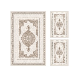 MADRID 92930 (Rectangulaire, ( T 160X220 + 2T 60X110 ), ECRU SHRINK_BRONZE)