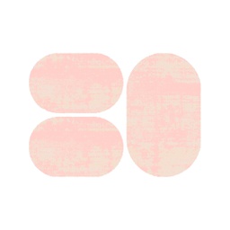 دبي 92482 (بيضوي, ( O 80X130 + 2O 65X100 ), وردي خشبي)
