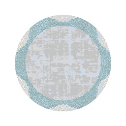 KILIS 96511 (Rond, 160X160, GRIS CLAIRE SHRINK)