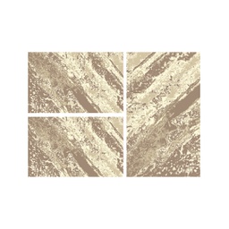 DUBAI 9458Q (Rectangular, ( T 80X130 + 2T 65X100 ), MARRON BRONZE)