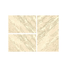 DUBAI 9458Q (Rectangulaire, ( T 80X130 + 2T 65X100 ), CREME)