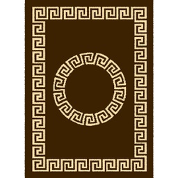 أولمبيا 59930 (مستطيل, 160X230, لون الشوكلاطة البنية مع لمعة)