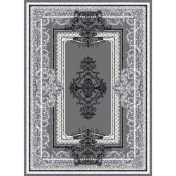 MELODIE 91130 (Rectangulaire, 190X275, GRIS FONCE_GRIS CLAIRE)